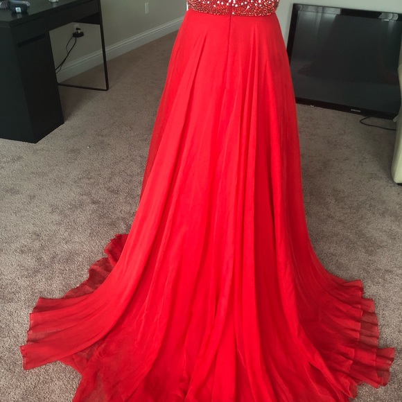 Sheri Hill red dress - Picture 3 of 5